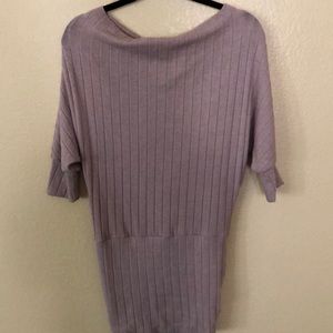 Blush pink off the Shoulder Sweater dress